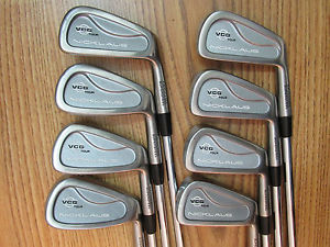 Set Of Nicklaus VCG Tour Irons 3-P/W CrankShaft Steel Shafts. image 1