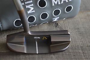 T.P.Mills Golf Putter - SOFTTAIL Flow Neck Custom Tour Model WIDE FLANGE image 1