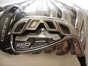 Used Cobra Bio Cell 4H-PW Combo Iron Set Cobra 62G Regular Flex Graphite RH image 1