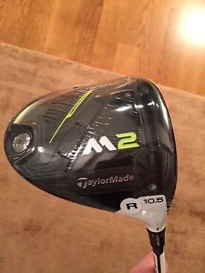 2017 Brand New TaylorMade M2 Driver Reg Flex R Hand 10.5 Degree Men's Golf Club image 1