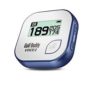 GolfBuddy Voice 2 Golf GPS/Rangefinder White/Blue image 1