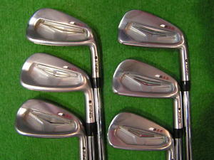 Ping S55 Irons // 5-PW // Regular Steel Shafts // Black Dot // 1/2" Shorter image 1