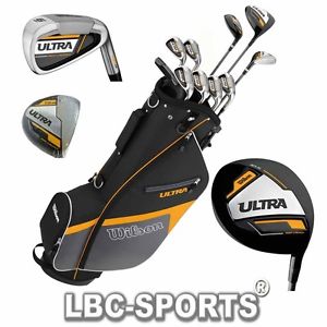 WILSON ULTRA HOMMES GOLF SET COMPLET 2017 FER BOIS CONDUCTEUR SAC ACIER ARBRE image 1