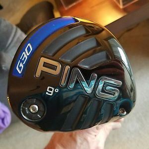 PING G30 9* DRIVER WITH UPGRADED GD TOUR AD MT - 7X *MINT* image 1