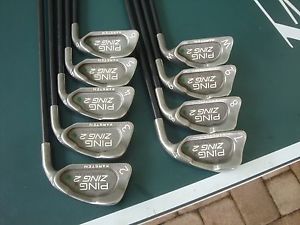 Ping Zing 2 Green Dot Golf Iron Set 2-PW  Graphite Regular "VERY GOOD" image 1