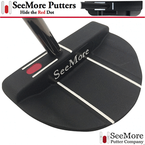 "NEW 2017" SEEMORE ORIGINAL SERIES Si5 MALLET 34" MILLED FACE PUTTER + HEADCOVER image 1