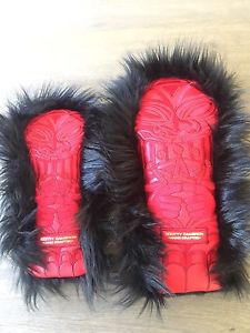 SCOTTY CAMERON RED & BLACK TIKI MAN HEADCOVERS, BRAND NEW! EXTREMELY LIMITED image 1