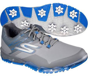 Skechers Go Golf Focus Golf Shoes Gray/Blue 14 Medium image 1