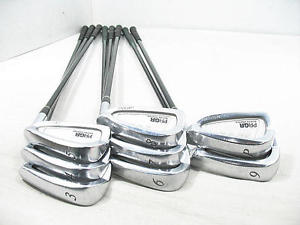 Used[C] Golf PRGR Data 811 Iron Set Original carbon M-40 Men O9C image 1