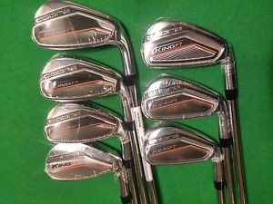 BRAND NEW - Cobra KING F7 Irons - 5-SW - Regular Flex Variable - NOT ONE LENGTH image 1