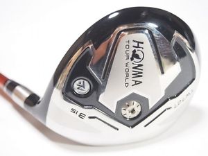 Re-shaft! HONMA TOUR WORLD TW727 #3 Wood Loft-15 VIZARD YC55 Flex-Stiff image 1