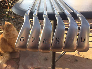 Ping G20 iron set 6-9, PW, UW yellow dot good shape new grips! image 1
