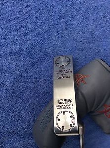Scotty Cameron Studio Select Newport 2 Mid Slant Putter 35" Golf Club image 1