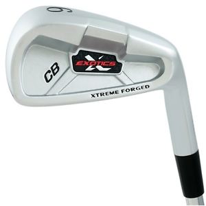 Tour Edge Golf Clubs Exotics Cb 4-Pw, Sw Iron Set Stiff Steel Very Good image 1