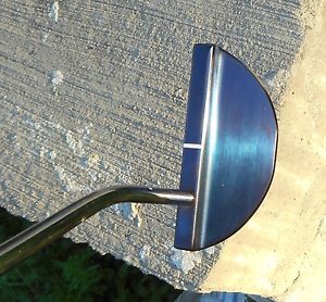 Black Lab Prototype Mini Mallet Milled Putter Blue Torch 352G Logo Grip &amp; Cover image 1