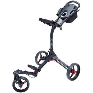 Bag Boy Golf Triswivel Ii Matte Black/Red Pull Cart image 1