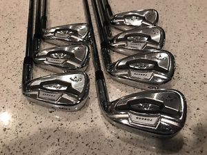 Callaway Apex Pro Forged '16 Iron Set 4-PW Tour Issue X-100 Shafts image 1