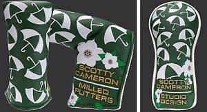 Scotty Cameron 2017 Masters Dancing Umbrellas Headcover Set - Limited Edition image 1