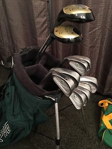 ping eye 2 set left hand irons, woods, bag image 1