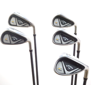 Callaway X2 Hot Iron Set 7-P,S Graphite Shaft 55-A Senior Flex 28906A image 1