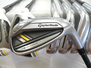 Taylormade Rocketbladez 4h-PW Combo Iron Set Seniors flex Graphite Used RH Irons image 1