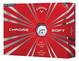 Callaway Chrome Soft Golf Balles - 6 Douzaine - Blanc image 1