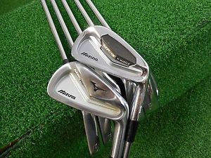 Used Custom Mizuno MP-H5/MP-15 4-PW Iron Set Project X 5.5 Firm Flex Steel 1* UP image 1