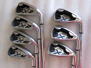 Callaway X-20 NG Irons 4-PW Uniflex Steel Conforming V Grooves X20 image 1