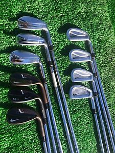 Nike Pro Combo Forged Irons And Nike VR Wedge Set / RH Stiff Flex image 1