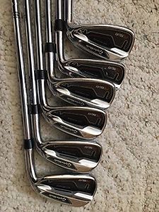 2016 Taylormade Rsi 1 irons with Dynamic Gold S300 shafts, 5-9,PW, Good cond. image 1