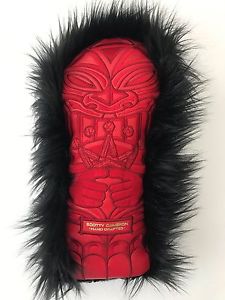 2017 Scotty Cameron Tiki Man Fur Driver HC Red/Black Gallery image 1