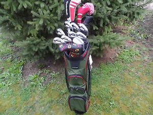 UPGRADED TITLEIST AP1 714 &amp; TAYLORMADE COMPLETE Set OF X-STIFF GOLF CLUBS $2500+ image 1