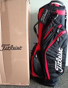 NEW 2017 Titleist LIGHTWEIGHT CART GOLF BAG, BLACK/RED, TB6CT5-06, 14-WAY image 1