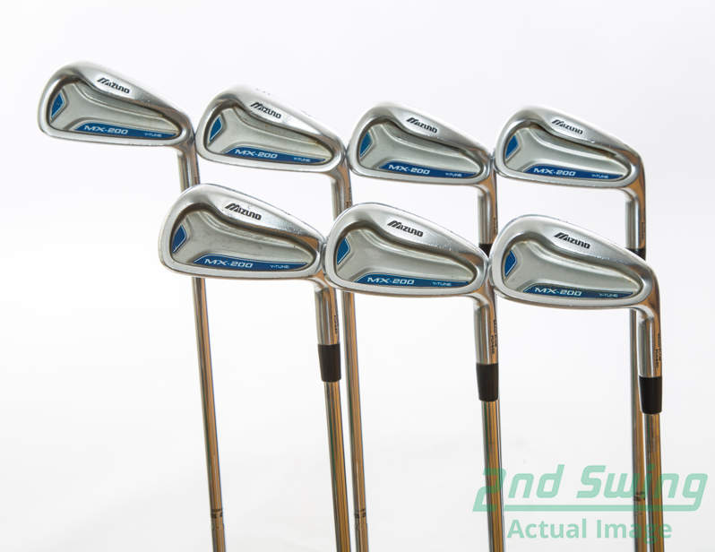 Mizuno MX 200 Iron Set 4-PW Dynamic Gold XP X100 Steel X-Stiff Right Handed 38 image 1