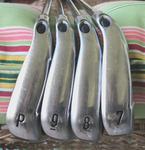 CALLAWAY XR STEELHEAD IRONS 7-PW 2* FLAT RECOIL ES 780 F4 SHAFT image 1