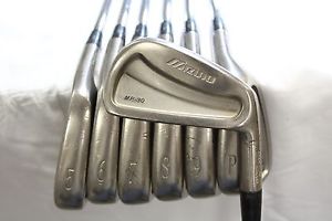 Used RH Mizuno MP-30 4-PW Iron Set Rifle 6.5 Extra Stiff Flex Steel Shafts MP30 image 1