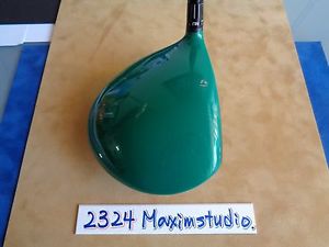 CUSTOM Taylormade R9 Supertri driver "GREEN" 8.5 degree S flex image 1