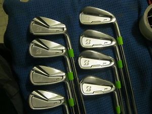 Bridgestone J40 Forged, Iron Set 3-P Project X 5.5 Rifle Shafts 99% NEW Tour Van image 1