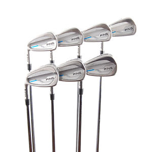 Ping I-Series E1 (Black Dot) Irons 4-PW Project X 6.0 Stiff LEFT HANDED image 1