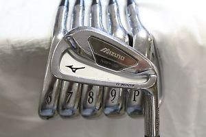 Used RH Mizuno MP-59 5-PW Iron Set Project X 5.5 Stiff Flex Graphite Shafts image 1