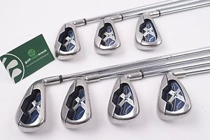 CALLAWAY X-18 IRONS / 3-9 IRON / UNIFLEX CALLAWAY STEEL / + 0.5 INCH / 64360 image 1