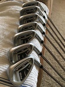 Ping i20 golf club irons 4-PW, KBS Tour stiff shafts image 1