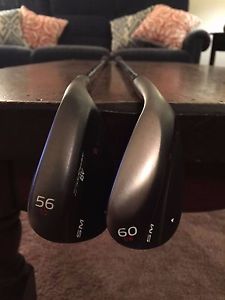 Titleist Vokey Sm6 56S and 60M raw black image 1