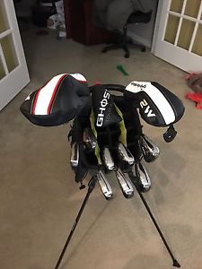 2016 Taylor Made M2 complete iron set SW 1WD 3WD and putter LEFTY Slightly Used image 1