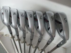 USED PING I25 5-PW,UW IRON SET STIFF GRAPHITE SHAFTS image 1