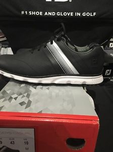 Footjoy Dry Joy Casual U.K 9. Black And White. Brand New In Box image 1