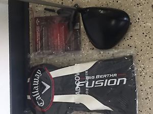 callaway big bertha fusion driver, used 1 round image 1