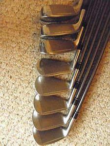 Men right handed senior flex graphite Adams a3OS iron/hybrid set 4-SW image 1