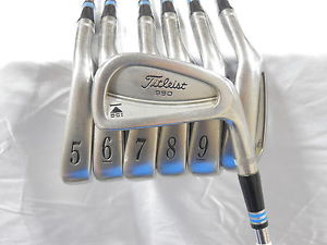 Used RH Titleist DCI 990 Iron Set 4-PW Sensicore Steel Shaft Regular Flex R image 1