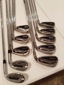 Ping G25 Yellow Dot RH Reg irons Set 4-U Project X Plus two Tour W wedges image 1